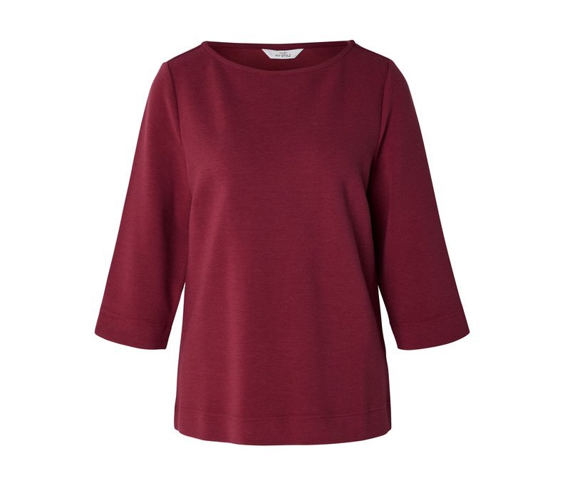 Tchibo - Strukturiertes Shirt - Damen - Gr. XL - dunkelrot