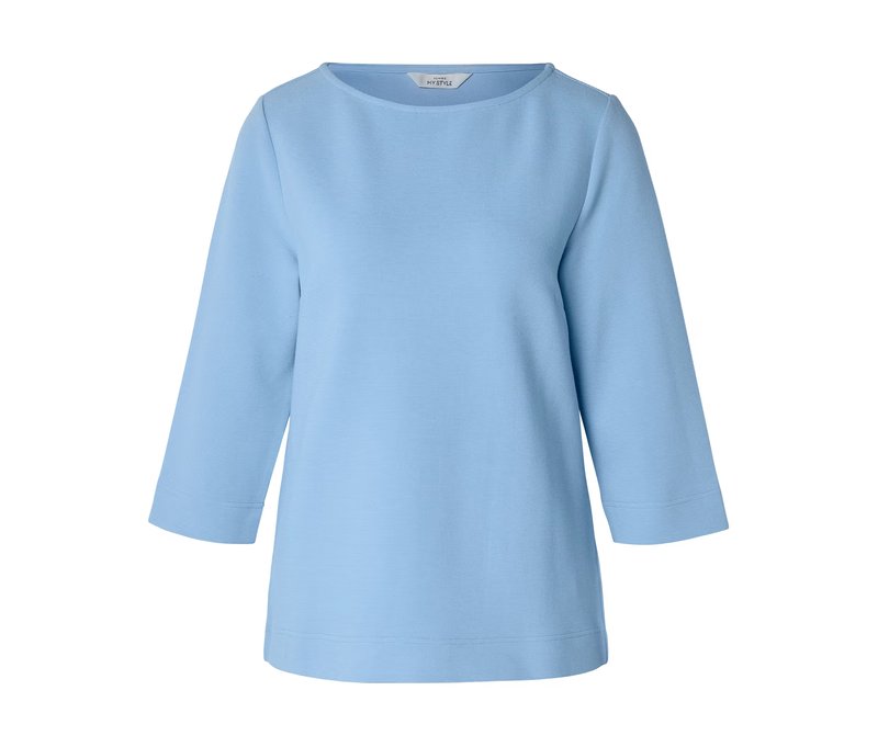 Tchibo - Strukturiertes Shirt - Damen - Gr. XXL - hellblau