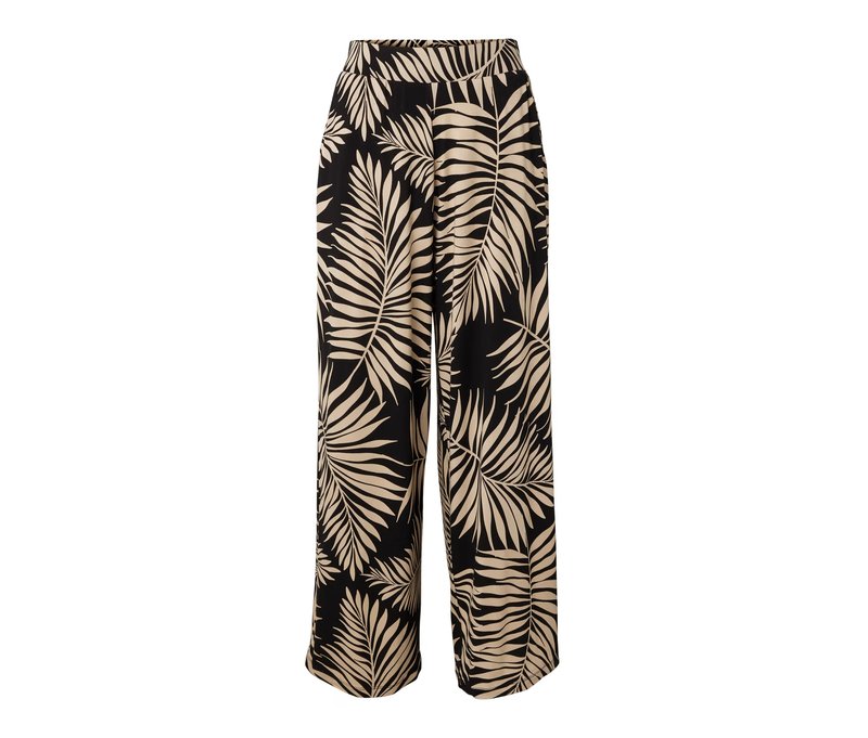Tchibo - Palazzohose - Damen - Gr. XXL - schwarz/print