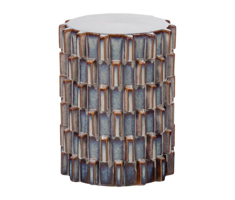 Tchibo - Woood Beistelltisch »Axu« - 57x57x67cm - blau -