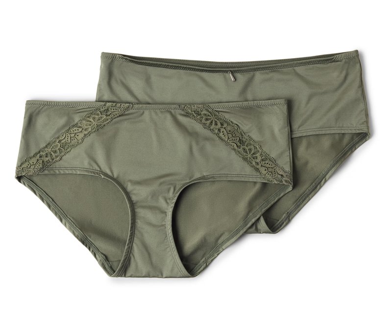 Tchibo - 2 Pantys - Damen - Gr. XXL - khaki