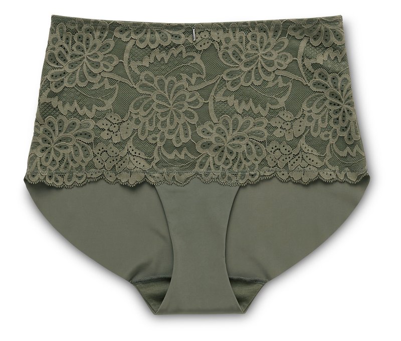 Tchibo - Highwaist-Panty »light-shaping« - Damen - Gr. M - khaki