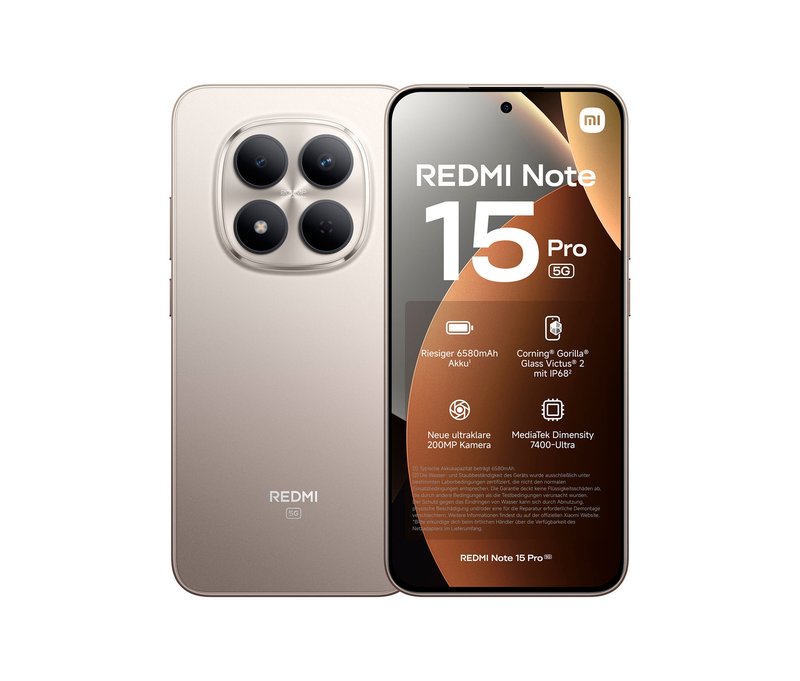 Xiaomi Redmi Note 15 Pro 5G 256 GB Titanium