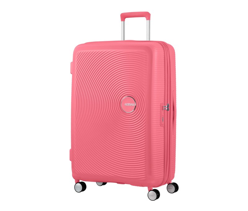 American Tourister Hartschalen-Koffer »Soundbox« Spinner, groß, sun kissed coral