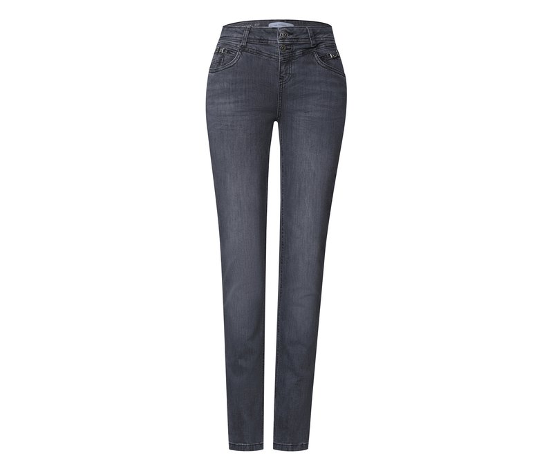 Street One Jeans - Damen - Gr. 33/32 - grau