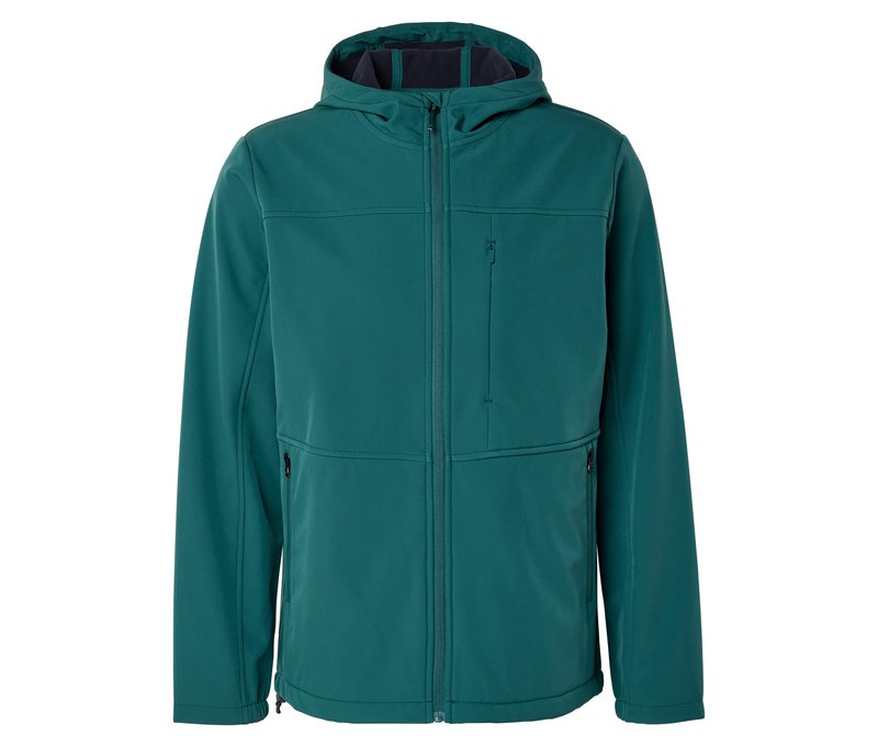 Tchibo - Softshelljacke - Herren - Gr. L - petrol
