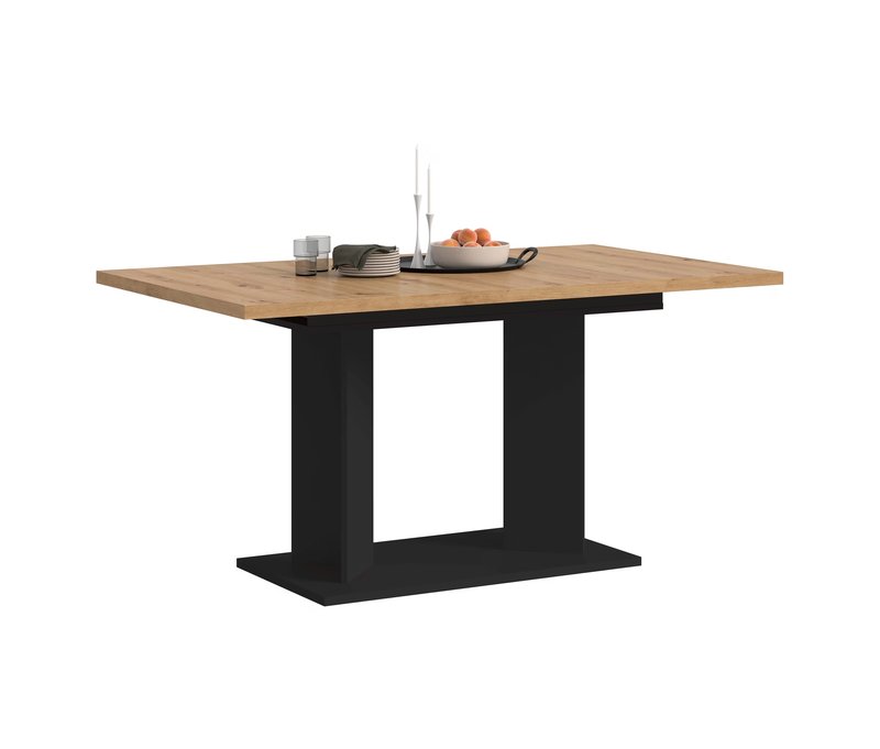 Tchibo - xonox Esstisch »Victor« 190 cm - 150x90x76cm - schwarz -