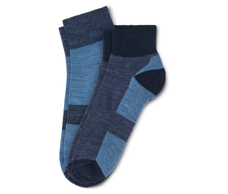 Tchibo - 2 Paar Outdoor-Socken mit Merinowolle - Unisex - Gr. 35-38 - beige
