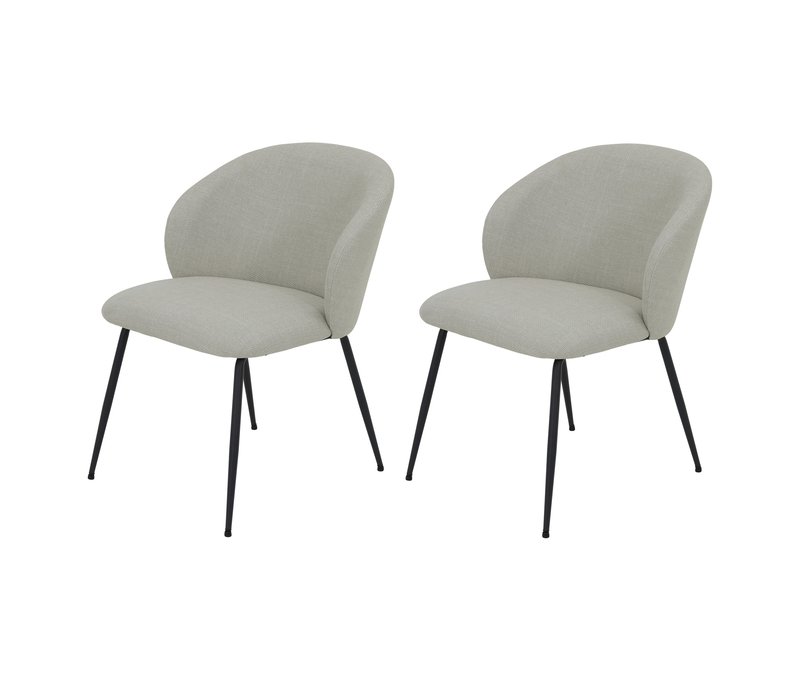 Tchibo - 2 Hela Stühle »Graz« - 61x64,5x81cm - beige -