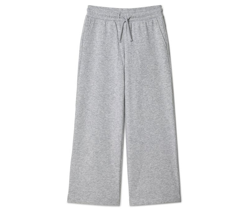 Tchibo - Kinder-Wide-Leg-Sweathose - Kinder - Gr. 158/164 - grau