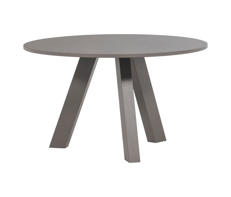 Tchibo - Runder Woood Esstisch »Rhonda« - 1x133,6x130cm - grau -