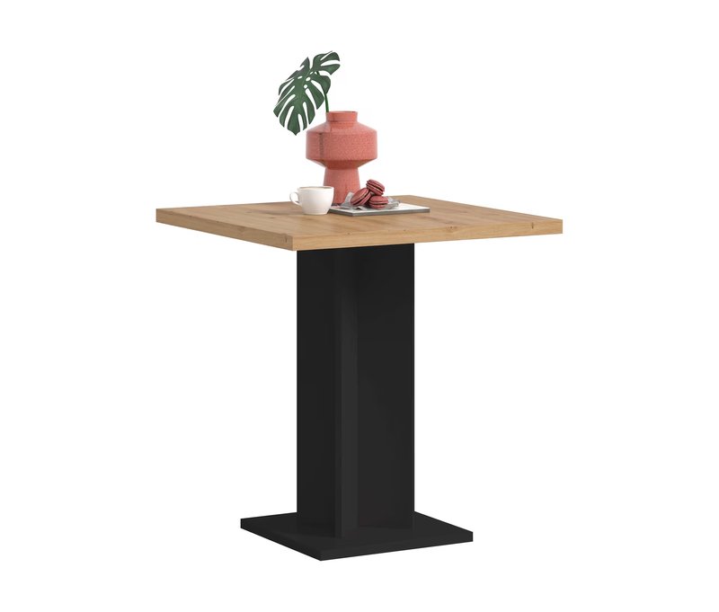 Tchibo - xonox Esstisch »Victor« klein - 70x70x76cm - schwarz -