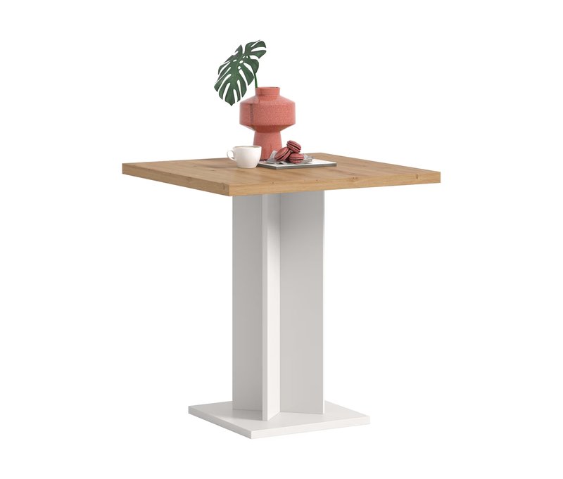 Tchibo - xonox Esstisch »Victor« klein - 70x70x76cm - braun -