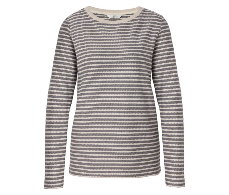 Tchibo - Outdoor-Shirt - Damen - Gr. XL - dunkelblau/jacquard