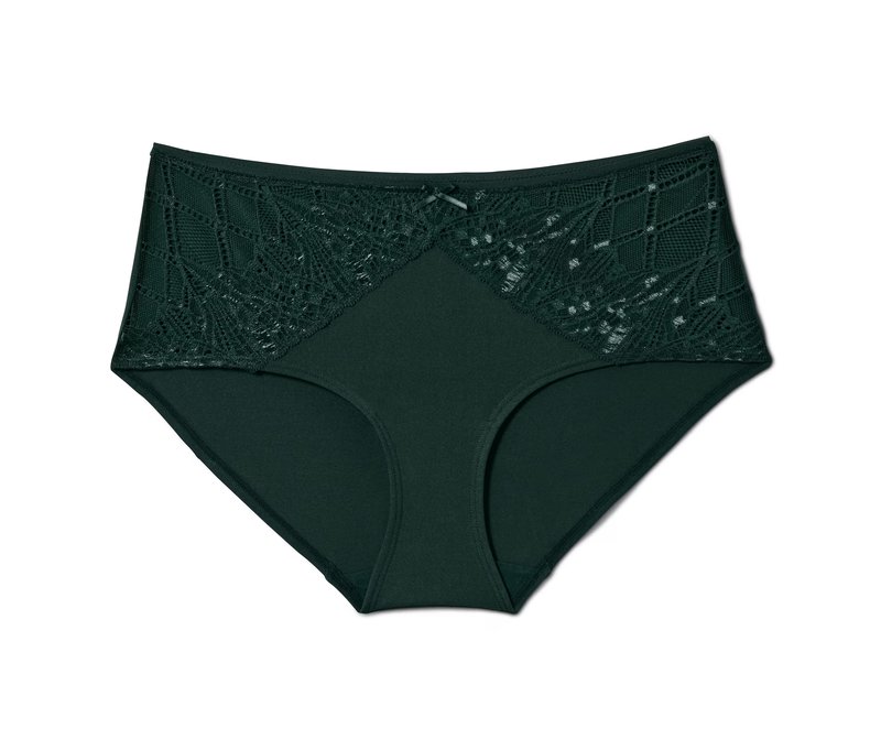 Tchibo - Midrise-Panty - Damen - Gr. XL - dunkelgrün