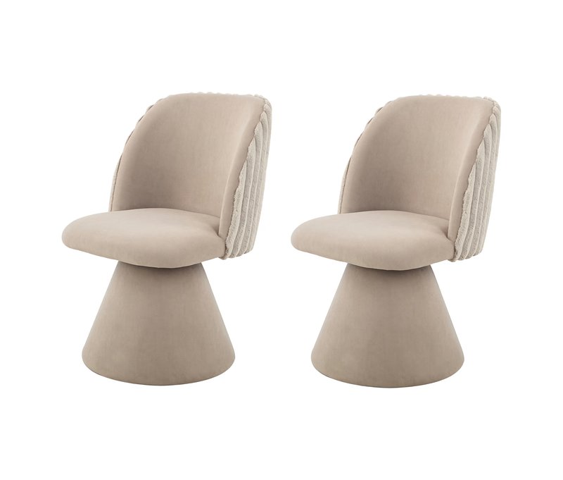 Tchibo - 2 Hela Stühle »Bari I« - 54x61x84cm - beige -