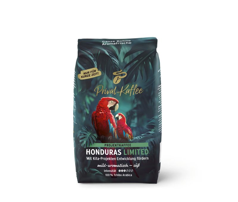 Tchibo - Privat Kaffee Limited Edition Honduras - 500 g Ganze Bohne - Intensität: 3/6