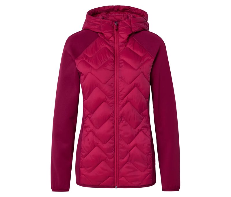 Tchibo - Hybrid-Thermojacke - Damen - Gr. 40 - bordeaux