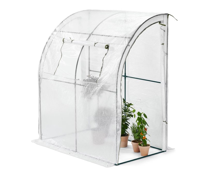 Tchibo - Anlehn-Pflanzenschutzzelt ohne Boden - 180x100x200cm - dunkelgrün -