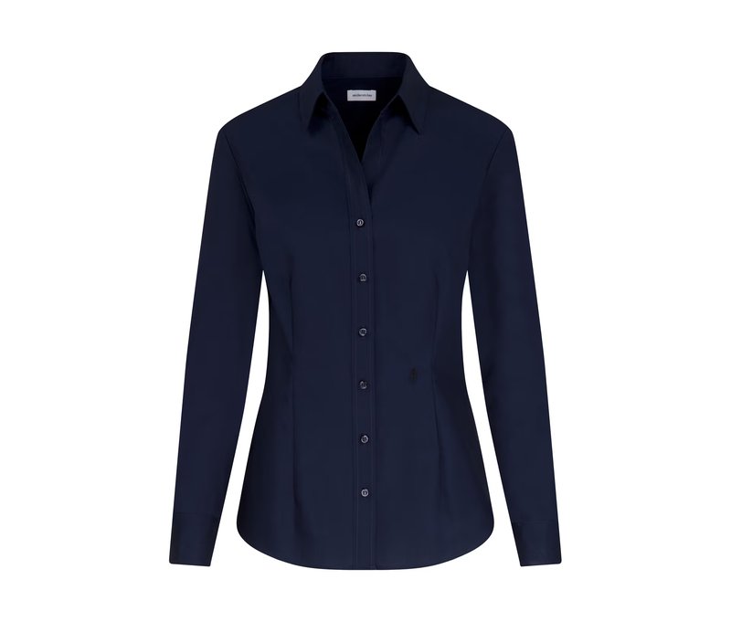 Seidensticker Hemdbluse - Damen - Gr. 42 - blau