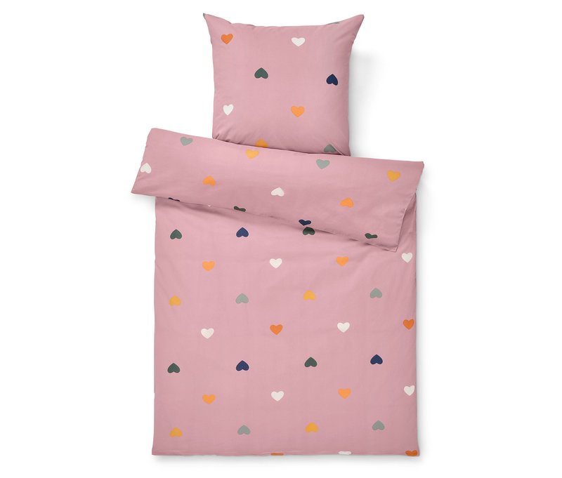 Tchibo - Kinder Renforcé-Bettwäsche - rosa