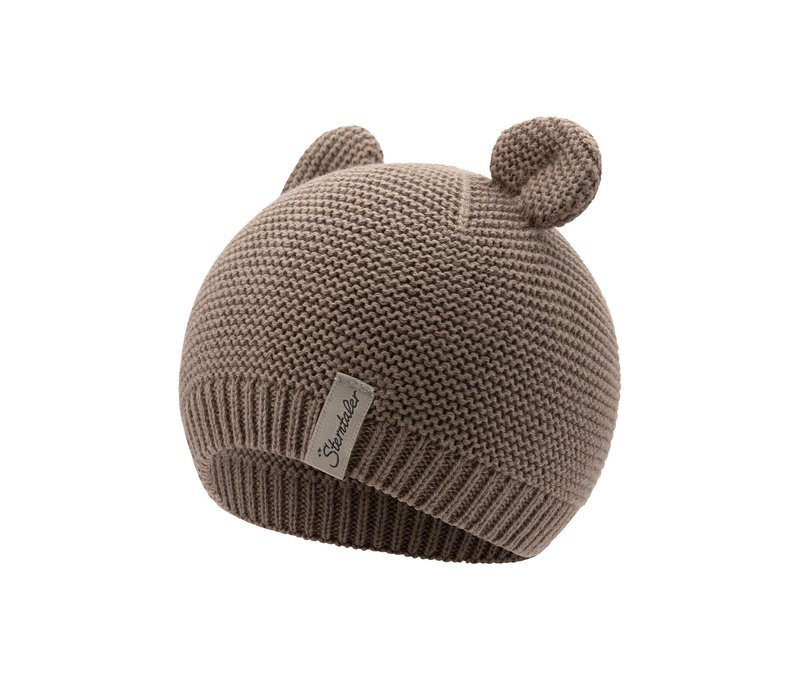 Tchibo - Sterntaler Strickmütze - Kinder - Gr. 41 - braun