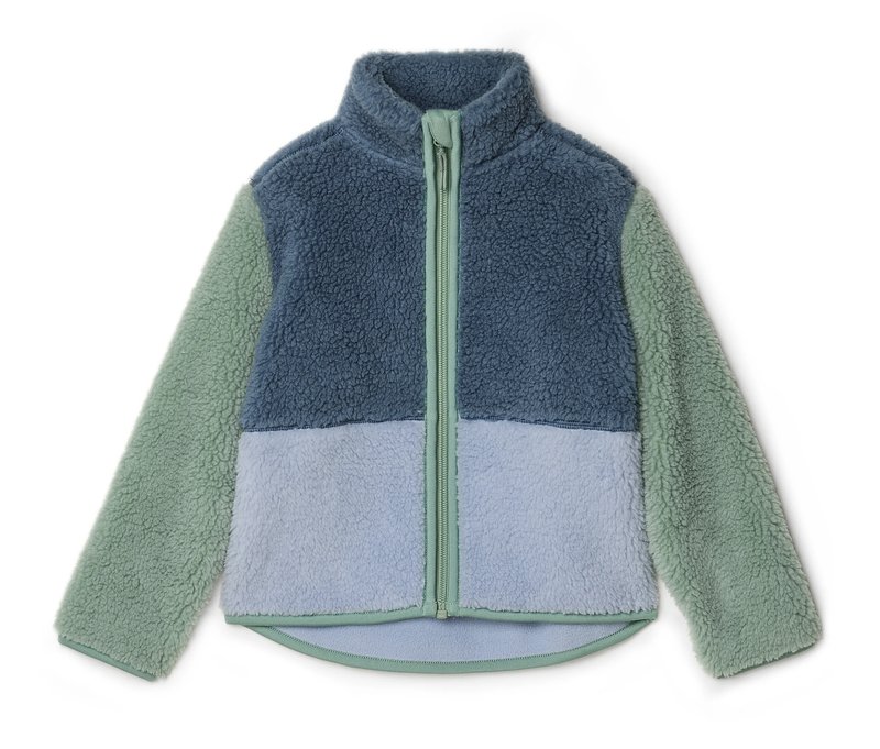 Tchibo - Kinder-Teddyjacke - Kinder - Gr. 134/140 - blau