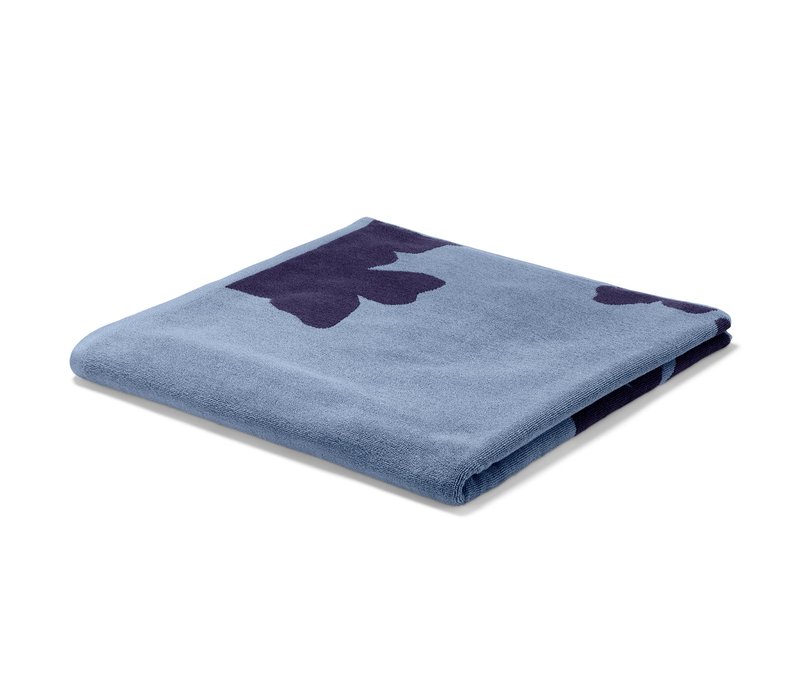 Tchibo - Extragroßes Jacquard-Badetuch - dunkelblau