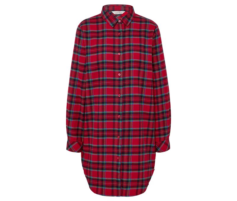 Tchibo - Da. Nachthemd - Damen - Gr. XL - rot