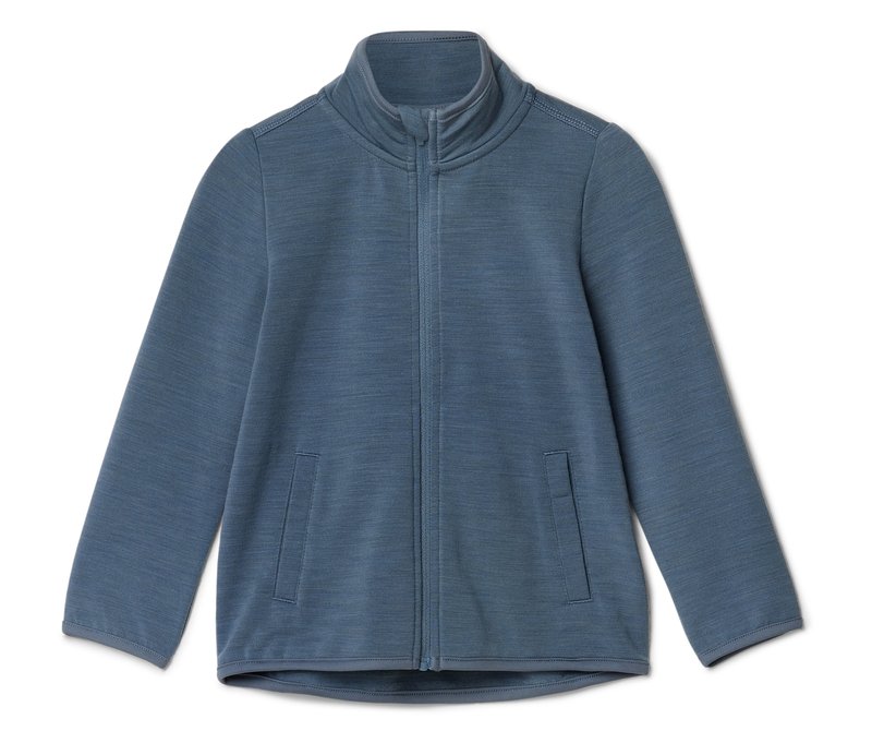 Tchibo - Kinderjacke mit Merinowolle - Kinder - Gr. 122/128 - blau