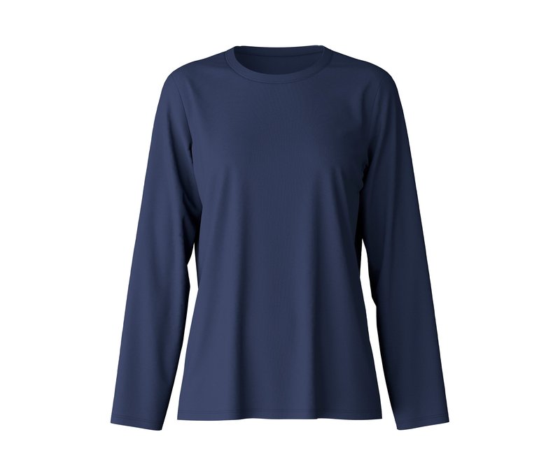 Tchibo - Calida »Favourites Sleep« Langarm-Shirt - Damen - Gr. M - blau