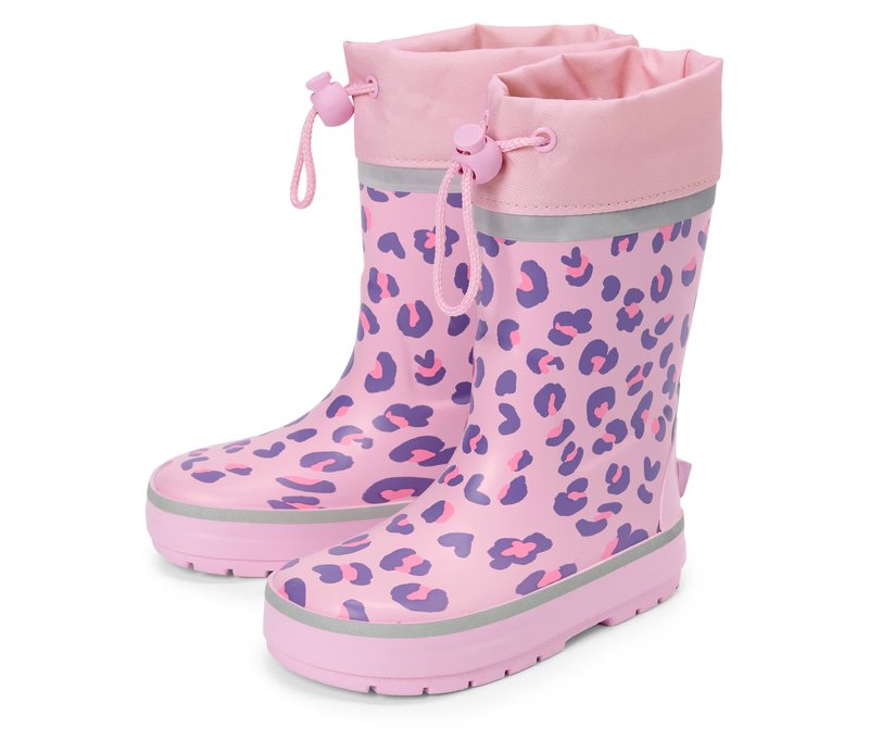Tchibo - Kinder-Gummistiefel - Gr. 34-35 - rosa/print