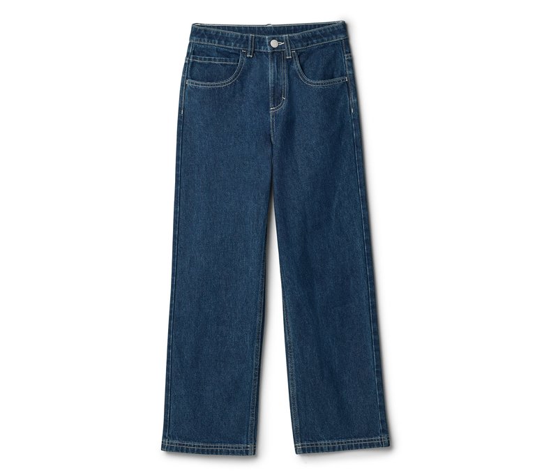 Tchibo - Kinder-Wide-Leg-Jeans ‒ Fit »Finn« - Jungen - Gr. 158 - dunkelblau