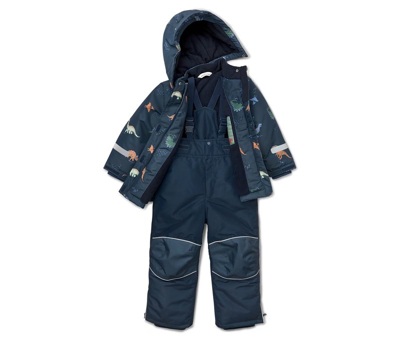Tchibo - Kinder-Schnee-Kombi - Jungen - Gr. 98/104 - dunkelblau/print