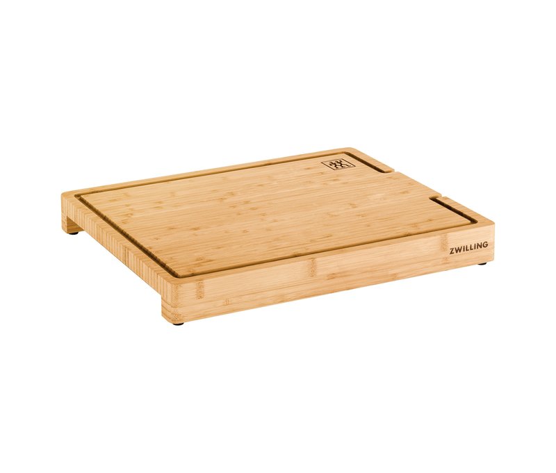 Zwilling Schneidebrett mit Auffangschale - silber