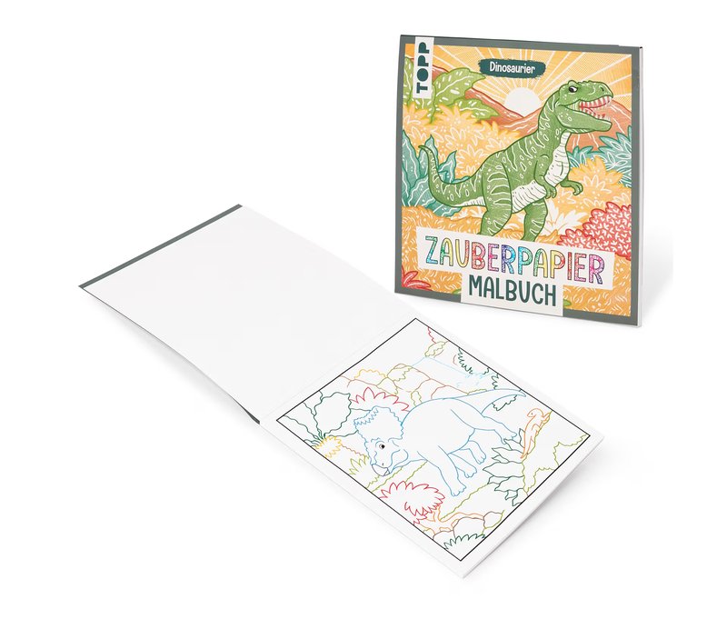 Tchibo - Zauberpapier-Malbuch »Dinosaurier«