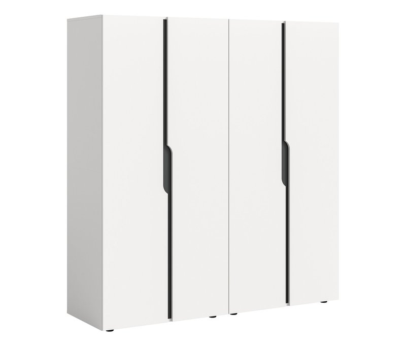 Tchibo - xonox Kleiderschrank »Saga« - 160x51x180cm - schwarz -