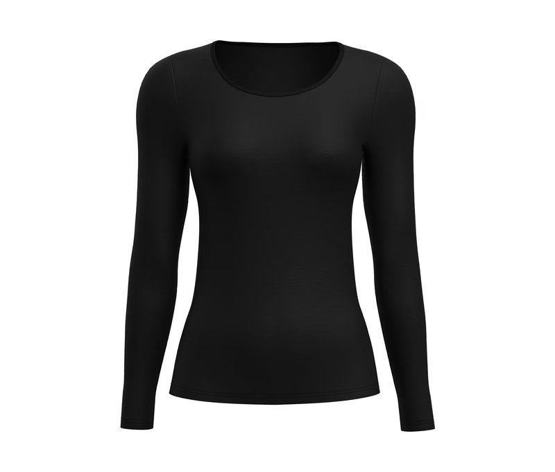 Tchibo - Calida »True Confidence« Langarm-Shirt - Damen - Gr. M - schwarz