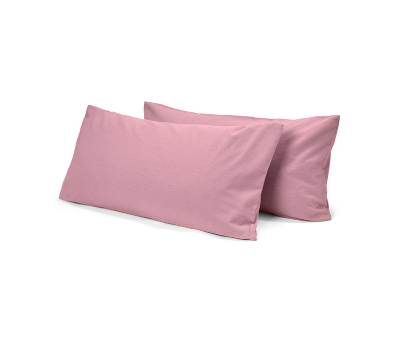 Tchibo - 2 Biber-Kopfkissenbezüge - rosa