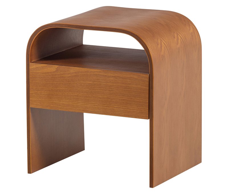 Tchibo - Woood Holz-Nachttisch »Momo« - 40x34x45cm - braun -