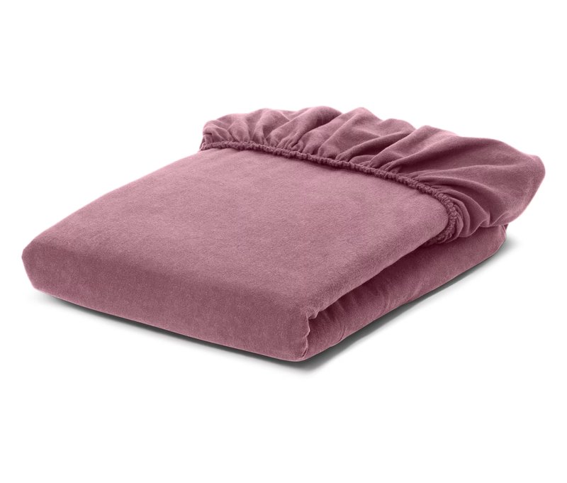 Tchibo - Biber-Spannbettlaken - rosa