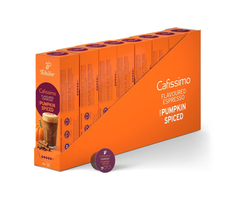 Cafissimo Flavoured Espresso - Pumpkin Spiced - 80 Kapseln - Intensität: 5/6