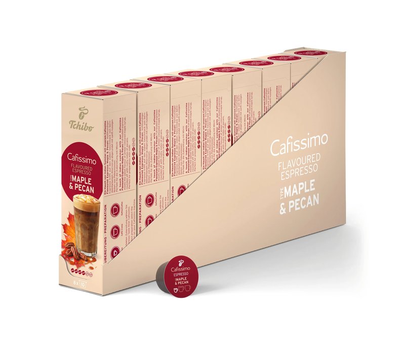 Cafissimo Flavoured Espresso - Maple & Pecan - 80 Kapseln - Intensität: 4/6