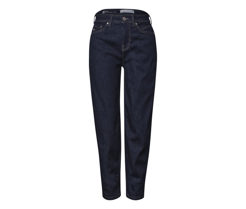 Street One Barrel Jeans - Damen - Gr. 30/30 - blau
