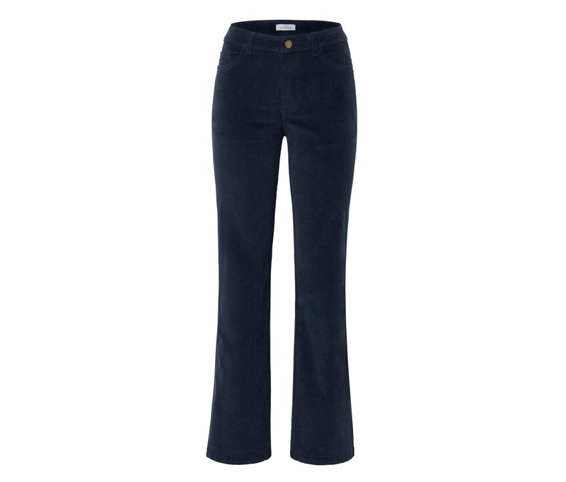 Tchibo - Cord-Hose »Bootcut« - Damen - Gr. 46 - dunkelblau