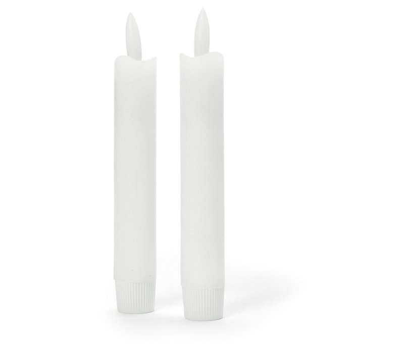 Tchibo - 2 LED-Stabkerzen - weiß