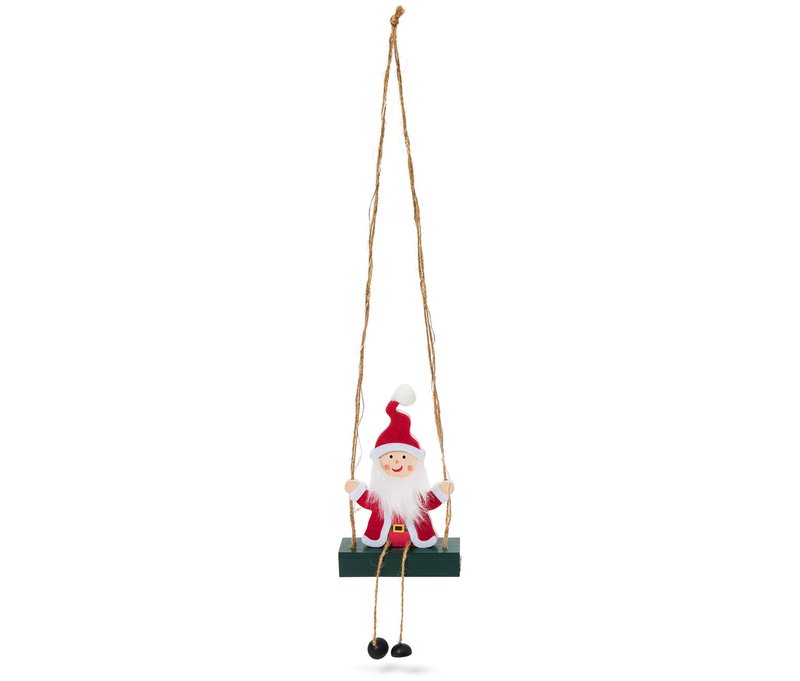 Tchibo - Hängender LED-Weihnachtsmann - silber