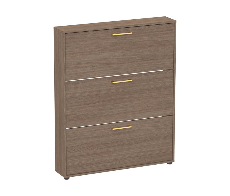 Tchibo - Große Schuhschrank »Glenn« - 99,5x19,5x122cm - schwarz -