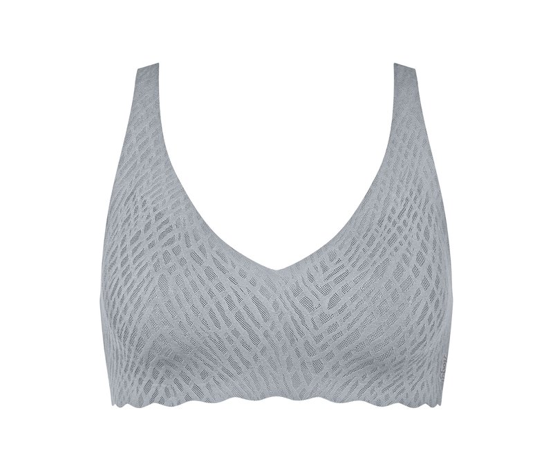 sloggi Zero Feel Bliss Soft Bra - Damen - Gr. S - chrom