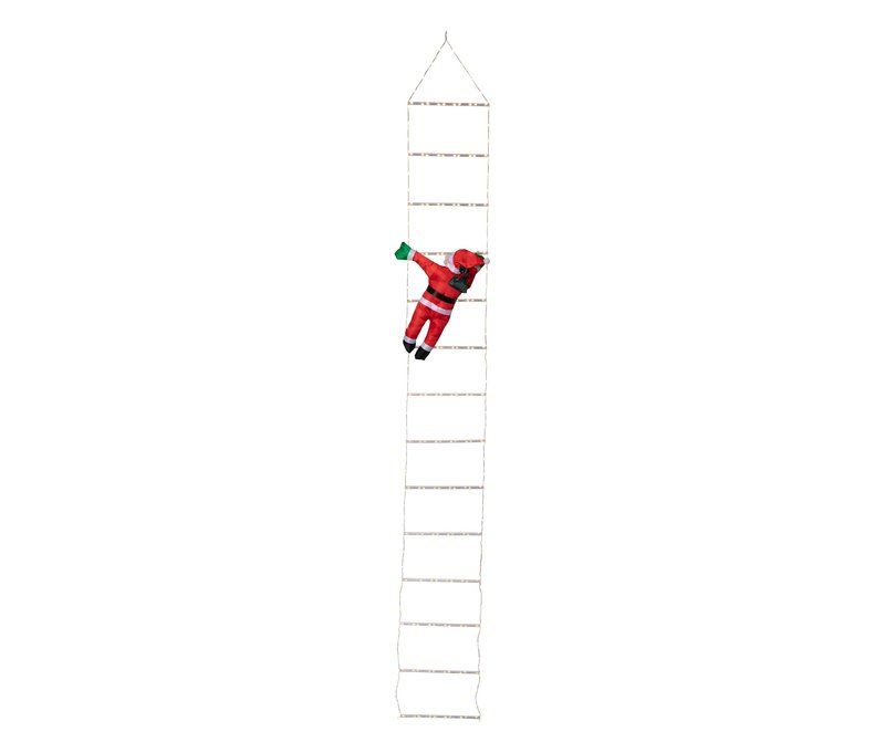 Tchibo - LED-Santa auf Leiter - schwarz
